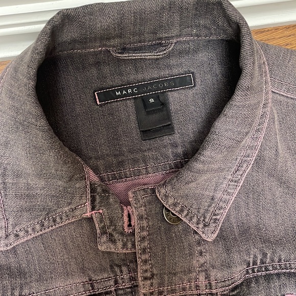 Marc Jacobs Denim Jacket Purple and light Pink- Super rare! - Picture 3 of 4